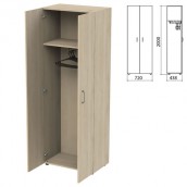 Шкаф для одежды "Приоритет" 720х438х2000 мм, кронберг (КОМПЛЕКТ)