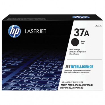 Картридж лазерный HP (CF237A) LaserJet Enterprise M607/M608/M609/M631, №37A, оригинальный, ресурс 11000 стр.